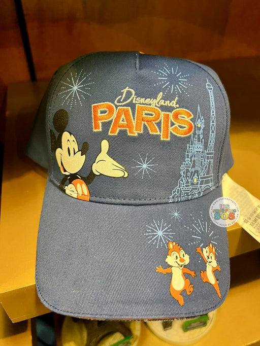 WDW - Epcot World Showcase France - Disneyland Paris Mickey, Chip & Dale Baseball Cap (55cm)