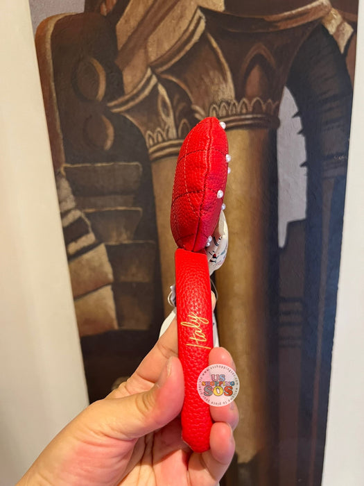 WDW - Epcot World Showcase Italy - Minnie Me Time 2025 - Minnie Red Synthetic Leather Pearl Ear Headband