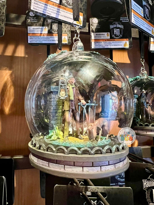 DLR/WDW - Haunted Mansion - Caretaker and Dog Light-Up Living Magic Sketchbook Ornament