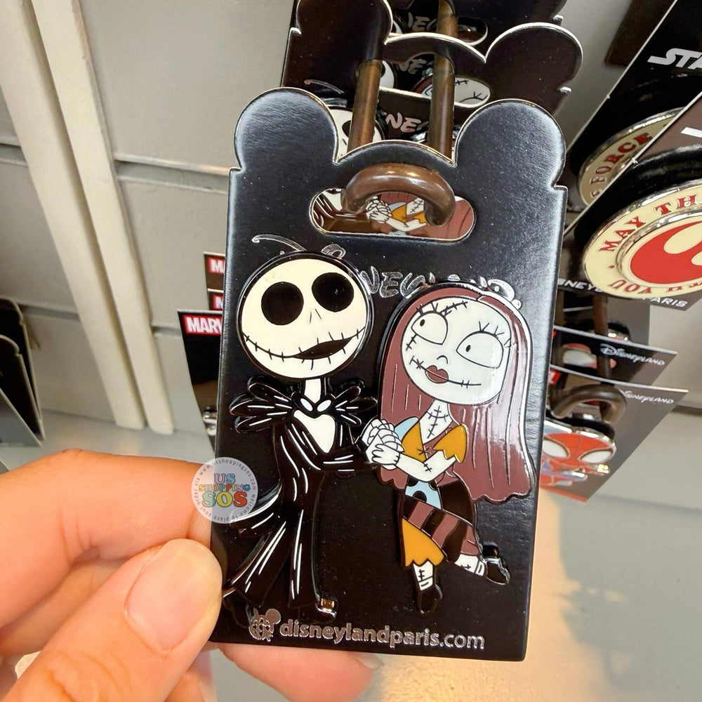 DLP - The Nightmare Before Christmas x Jack Skellington & Sally Pin Badge