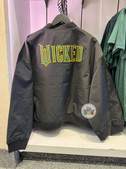 Universal Studios - Wicked - Logo Black Baseball Jacket (Adult)