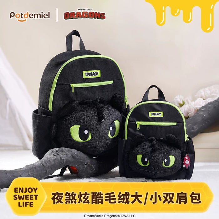 China Exclusive - How to Train Your Dragon x Toothless Backpack (Size: Large)