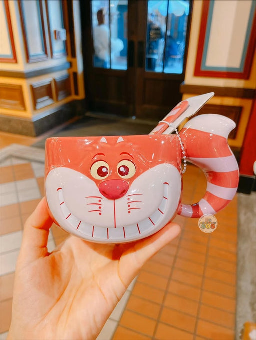 SHDL - Disney Cats "Paw Paw" Party x Cheshire Cat Mug & Spoon Set