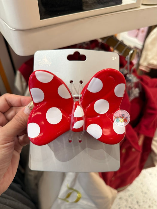 DLR/WDW - Minnie Mouse Bow Hair Claw Clip