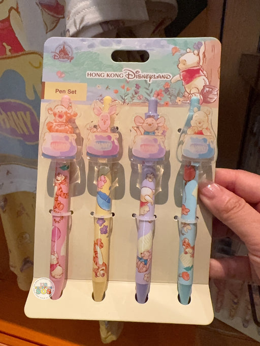 HKDL - 2026 Winnie the Pooh and Family Honey-Filled Adventure Collection x Winnie the Pooh & Friends Pen Set of 4