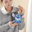 China Exclusive- Stitch ‘Flowers on the Head’ Plush Keychain (Sitting)