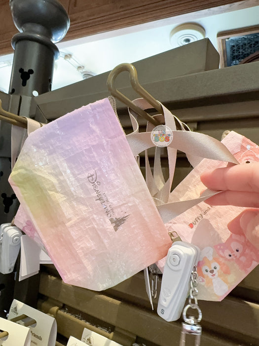 HKDL - Disney Shopping Bag Shaped -Duffy and Friends Pouch & Keychain