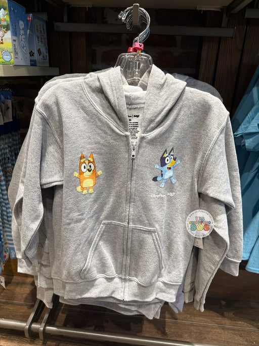 DLR/WDW - Bluey 2026 - Light Grey Hoodie Jacket (Kids)
