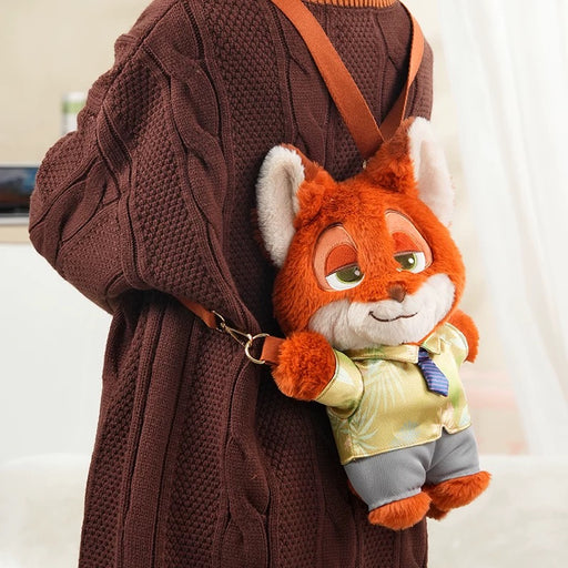China Exclusive- Zootopia Nick Wilde Whole Body Plushy Shoulder Bag