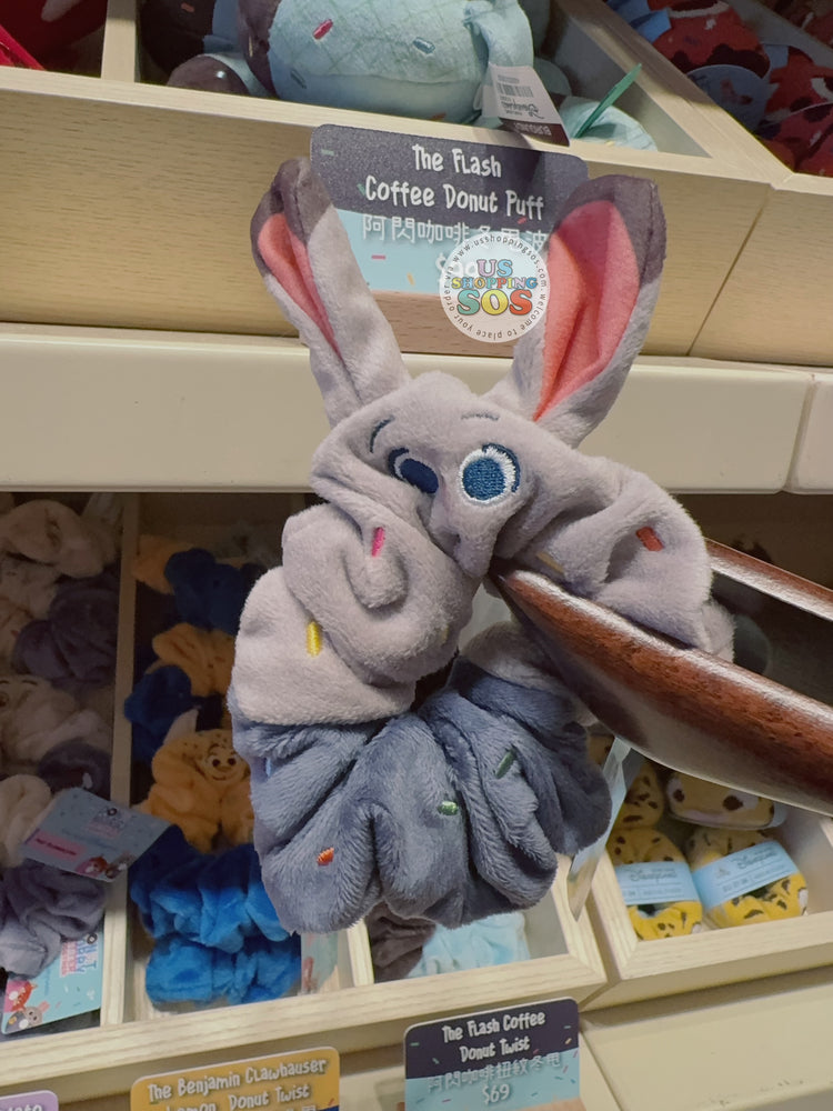 HKDL - Donut Worry BETTER ZOOGETHER Collection x The Judy Blueberry Donut Twist Hair Accessories