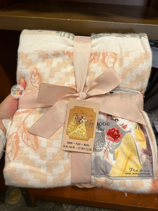 WDW - Epcot World Showcase France 🇫🇷 - Belle La Mode de Paris - Blanket 50” x 60”
