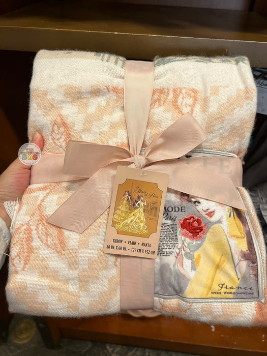 WDW - Epcot World Showcase France 🇫🇷 - Belle La Mode de Paris - Blanket 50” x 60”