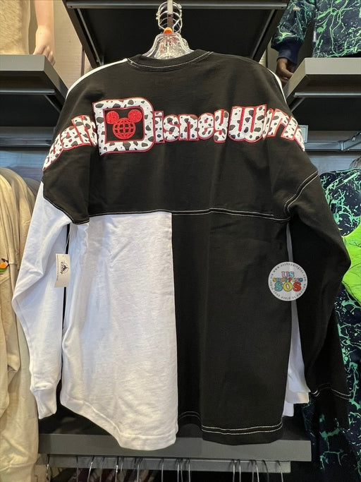 DLR/WDW - 101 Dalmatians - Spirit Jersey Cruella de Vil Park Logo Black White Pullover (Adult)