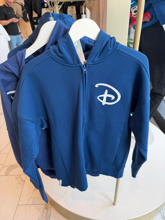 DLP - 2026 Disneyland Paris Wordings Sorcerer Mickey Mouse Zip Hoodies (Adult)