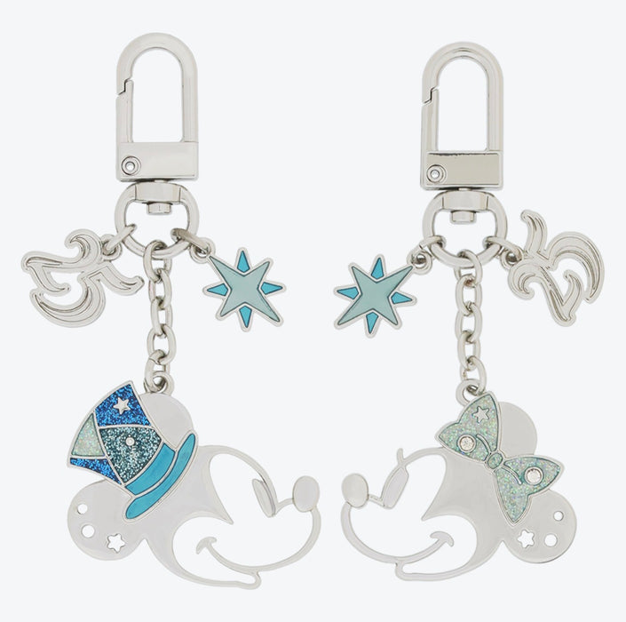 TDR - Tokyo DisneySea 25th Anniversary "Sparkling Jubilee" x Mickey & Minnie Mouse Keychain Set of 2 (Release Date: Apr 8, 2026)