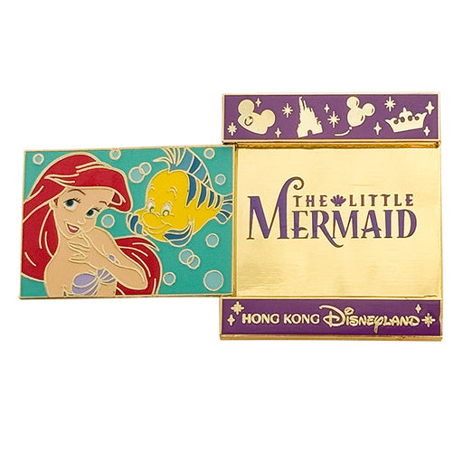 HKDL - Flipping Slide Collection - The Little Mermaid Limited Edition Pin (Limited 500)