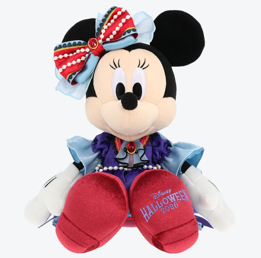 TDR - 2026 Disney Halloween Tokyo Disneyland Parade "The Villains Halloween 'Into the Frenzy' Minnie Mouse Plush Toy (Release Date: Sep 15, 2026)
