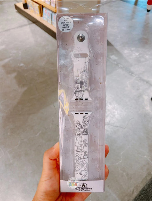 SHDL - Sketch Style Mickey & Friends Watch Band Set, for use with Apple Watch