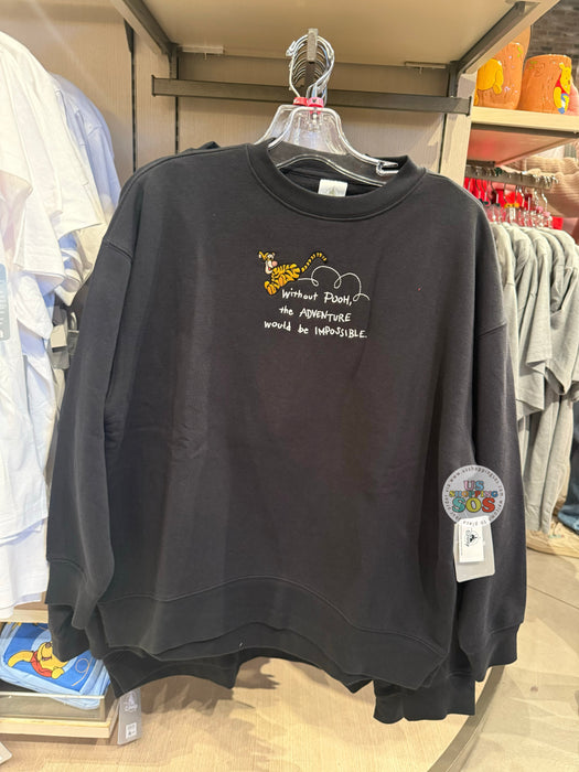 DLR/WDW - Winnie the Pooh & Friends - Pooh & Tigger Black Fleece Pullover (Adult)