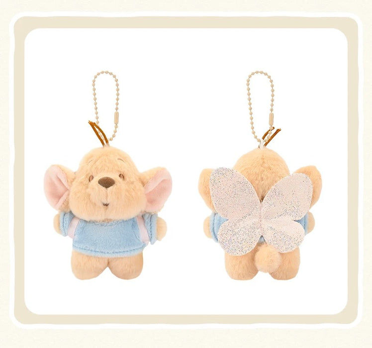 China Exclusive - Winnie the Pooh, Piglet & Roo ‘Butterfly Fairy’ Plush Keychain Set of 3