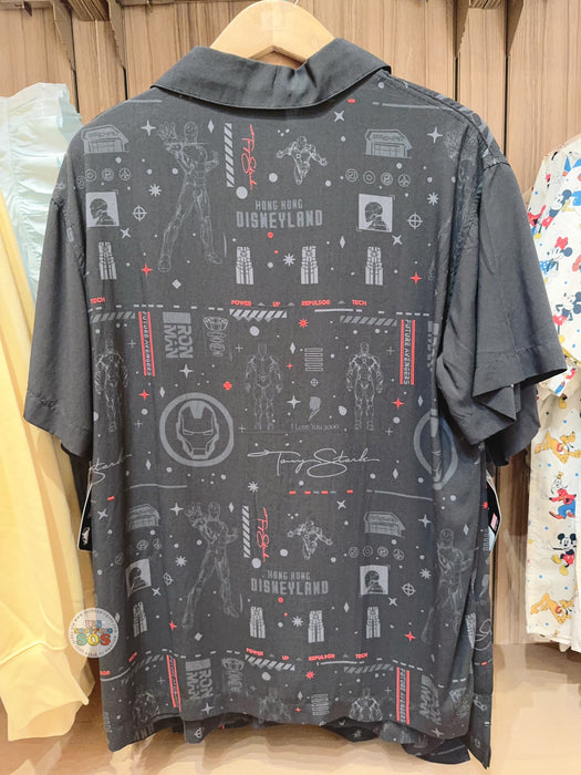 HKDL - Iron Man All-Over-Print Button-Up Shirt for Adults