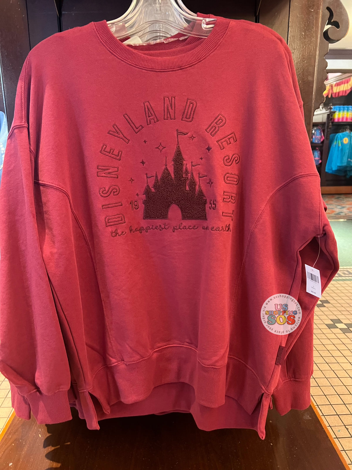 コレクション L EARTH disneyparks DLR DLR - “Disneyland Resort The Happiest Place on Earth 1955” Red