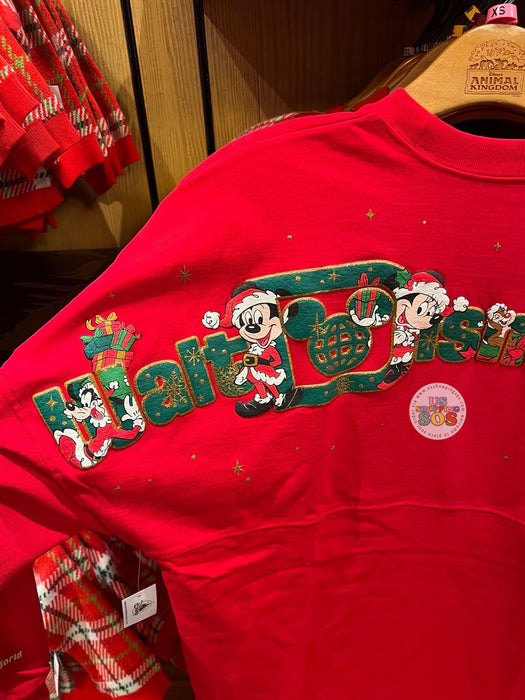 DLR/WDW - Christmas 2025 - Spirit Jersey Mickey & Friends Red Pullover (Adult)