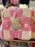 DLR/WDW - Mickey Icon Pink/Cream Checkerboard Fluffy Blanket Throw