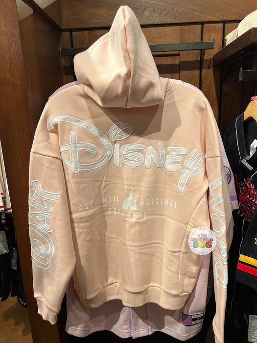 DLR/WDW - Park Logo Authentic Castle Original Peach Zip Hoodie Jacket (Adult)