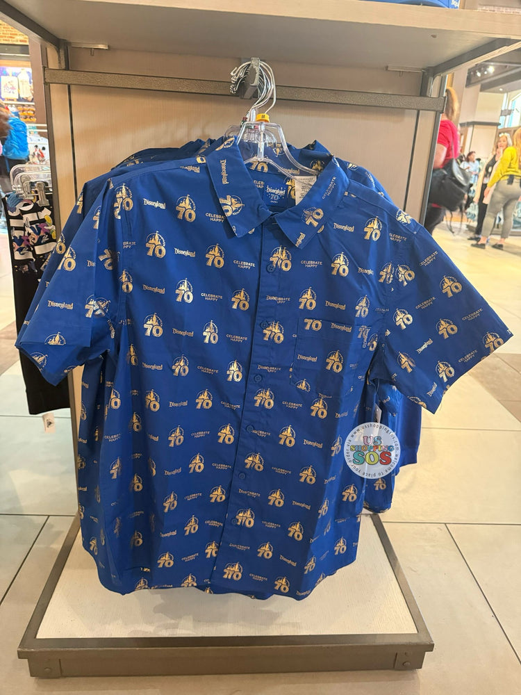 DLR - Disneyland 70th Celebration - Button-Up (Adult)