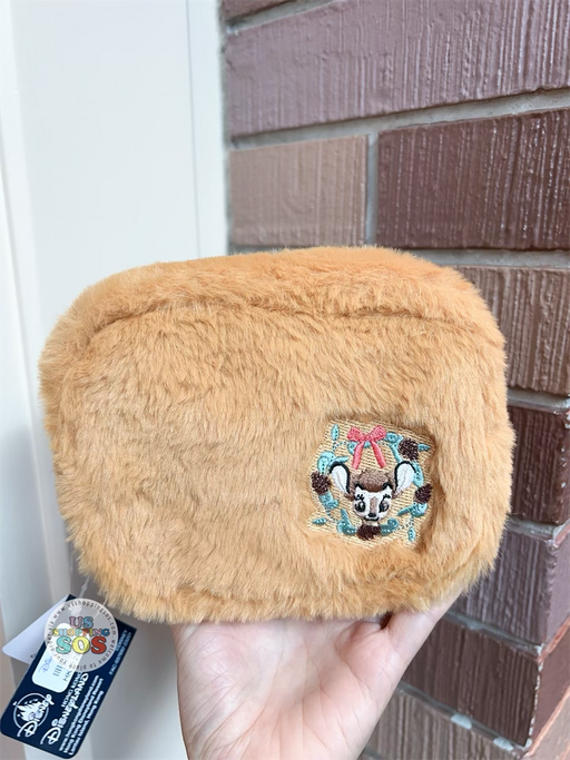HKDL -  Fluffy Bambi Cosmetic Bag