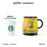 Starbucks China - Harry Potter x Starbucks - Hufflepuff Color Changing Ceramic Mug with Chain & Lid 365ml