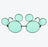 TDR - Fashion Sunglasses x Mickey Mouse (Color: Green)