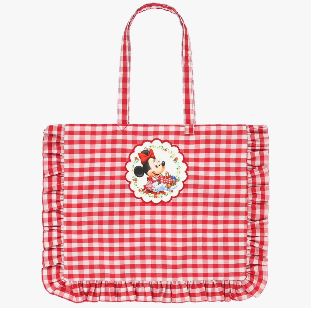 TDR - 2026 Minnie Mouse "Picking Berries & Red Checkered Design" x Tote Bag (Release Date: Oct 8, 2026)