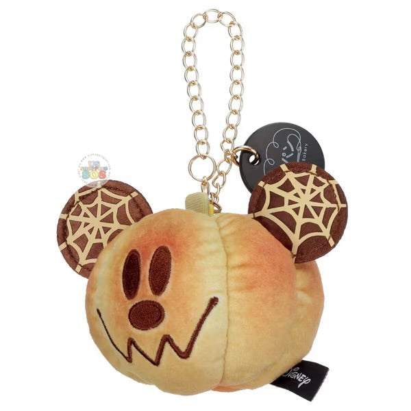 Japan Takara Tomy - Nui Pan Character Bun Mickey Mouse "Pumpkin Pan" Plush Keychain (Release Date: Sept 20, 2025)
