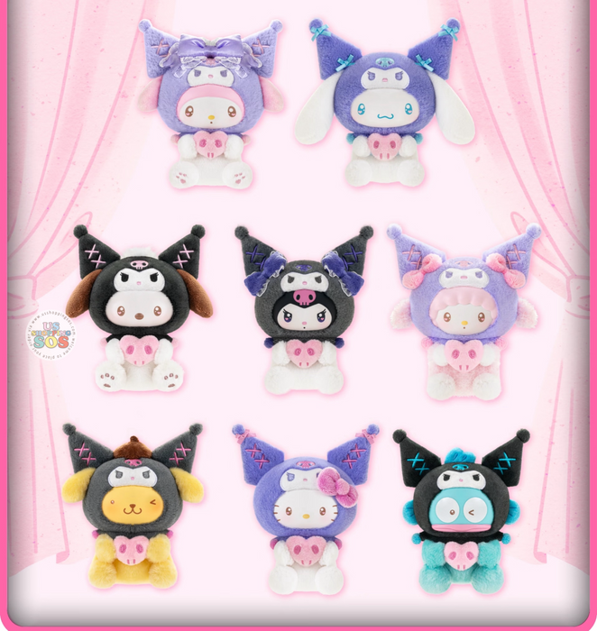 TOPTOY- Sanrio Characters Kuromi Party Plush Keychain Mystery Blind Box (Release Date: Oct 31, 2025)