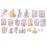 JDS - 2026 Sticker Collection x Disney Characters Sunlight Clear Stick and Peel Sticker