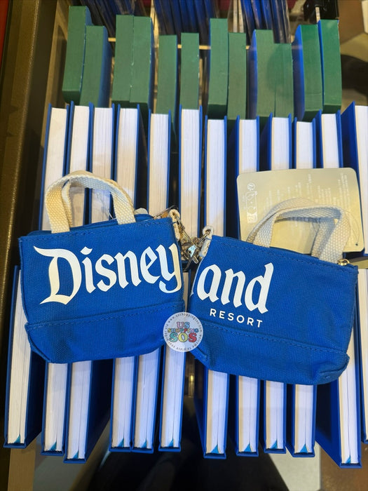 DLR/WDW - Logo Mania 2026 Last Day of Trip Blues - Cobalt Blue Park Logo Coin Pouch Keychain