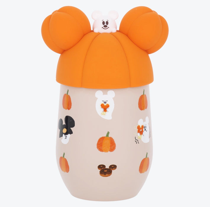 TDR - 2026 Disney Halloween x Mickey & Minnie Mouse 'Scared Ghost & Pumpkin Lantern Collection x Stainless Steel Tumbler (Release Date: Sept 15, 2026)
