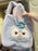 HKDL - Duffy & Friends - StellaLou Fluffy Big Face Tote Bag