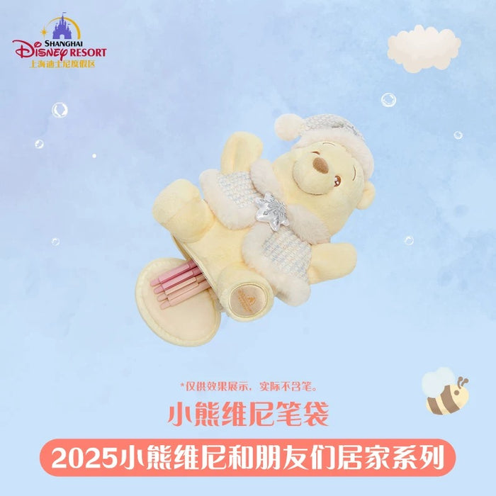 SHDL - 2025 Winnie the Pooh & Friends Home Collection x Winnie the Pooh Plushy Stationary Bag & Hand Puppet