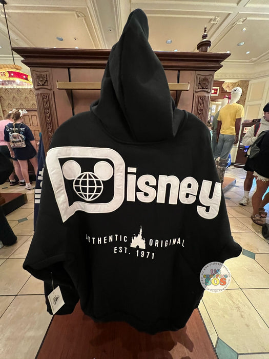 DLR/WDW - Castle Authentic Original Est Black Hoodie Jacket (Adult)