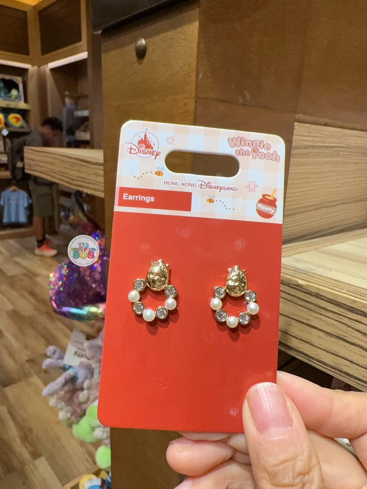 HKDL - 2026 Winnie the Pooh Winter Woolies x Earrings