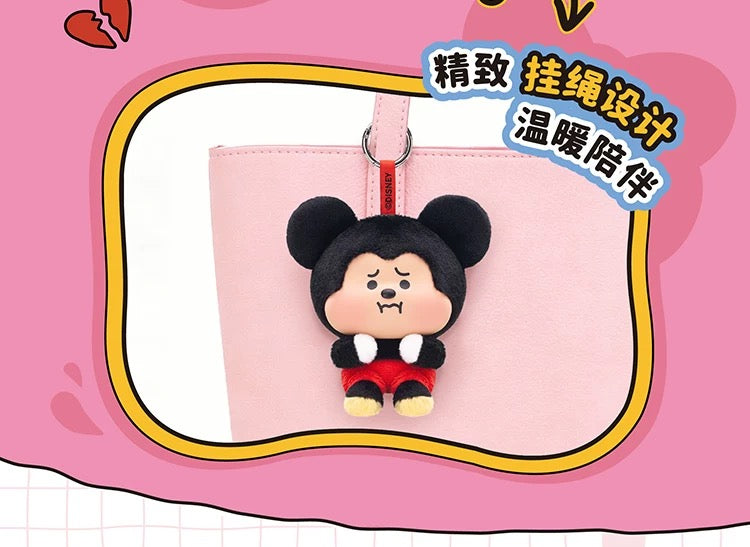 TopToy China - Mickey & Minnie Mouse "Pouty" Vinyl Plush Keychain Blind Box (Release Date: April 17, 2026)