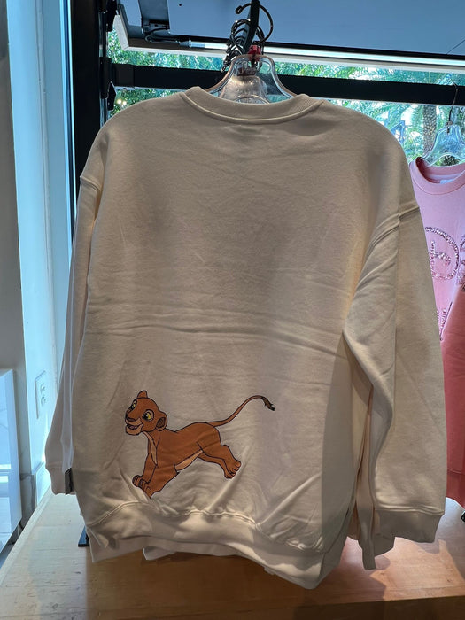 DLR/WDW - The Lion King Park Logo Cream Pullover (Adult)