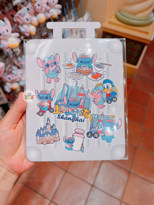 SHDL - Stitch & Angel "Travel in Shanghai" Collection x Stitch & Angel Stickers Set