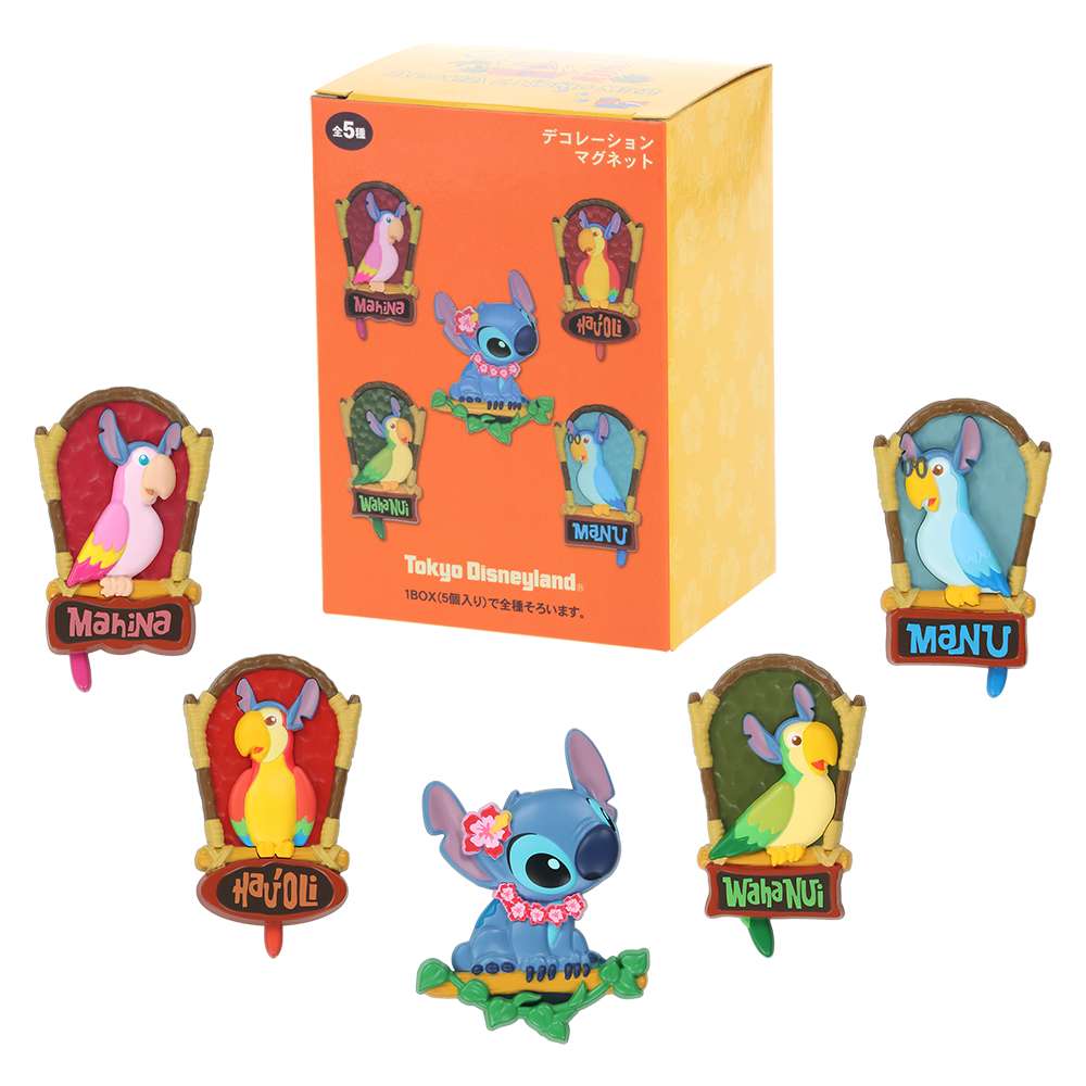 TDR - Lilo & Stitch: Stitch Presents 'Aloha E Komo Mai! Enchanted Tiki Room x 5 Decorative Magnets Box Set (Release Date: Nov 20, 2025)