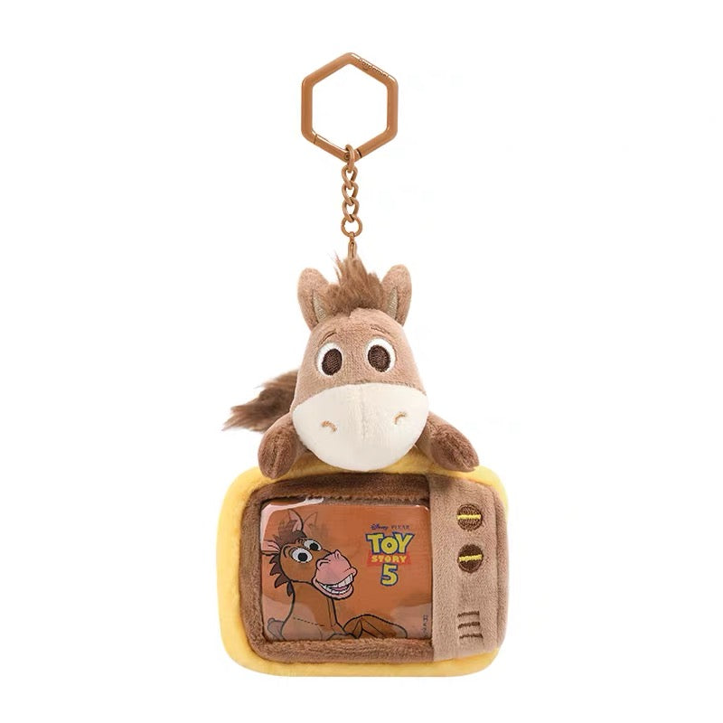 China Exclusive Potdemiel - Toy Story 5 "Playful Time Machine" x Bullseye Plush Keychain & Pouch