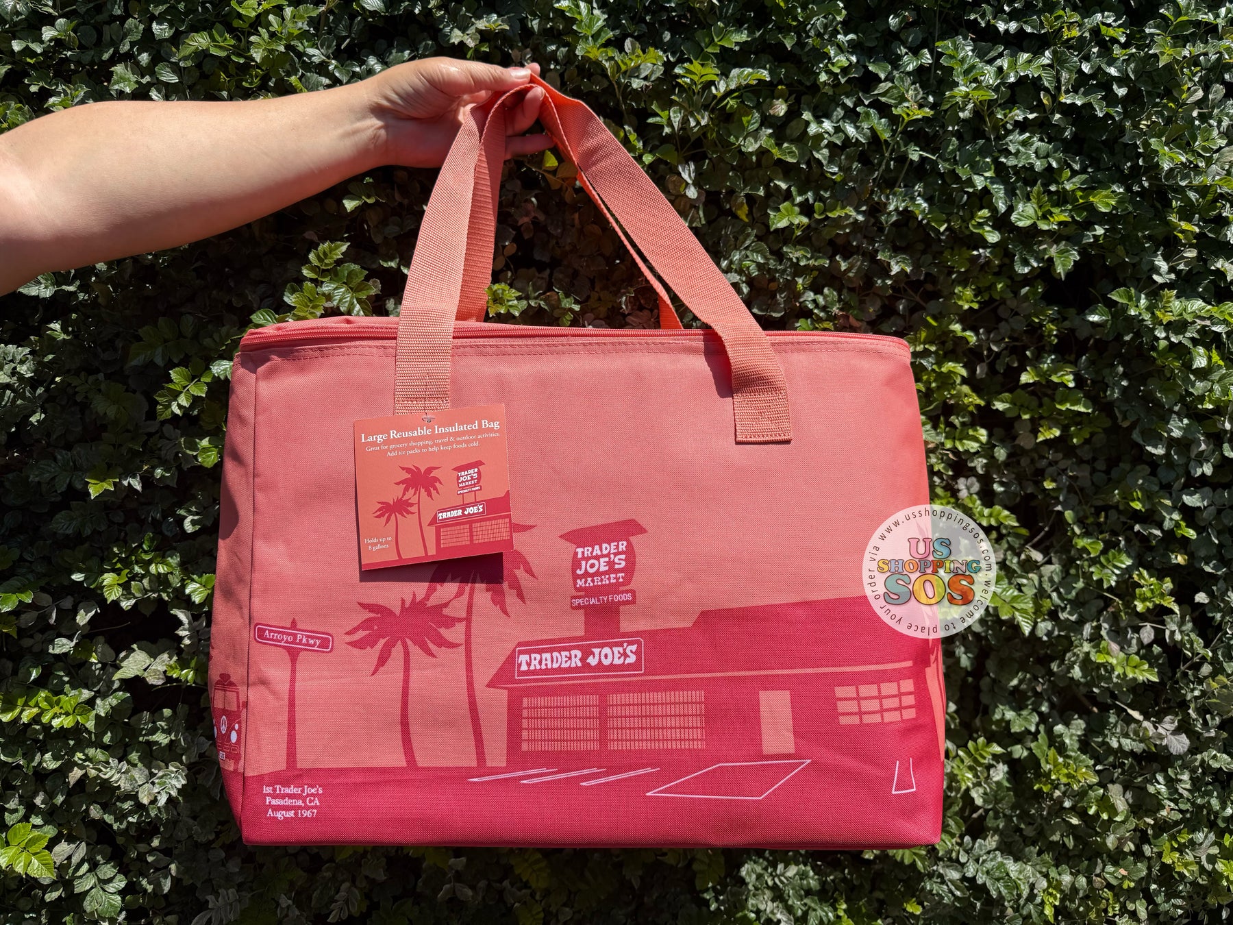 Trader Joe’s - Peach Reusable Large Insulated Bag (Limited)