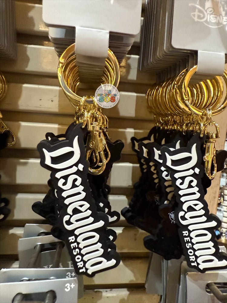 DLR - Logo Mania 2026 - Black Disneyland Park Logo Keychain